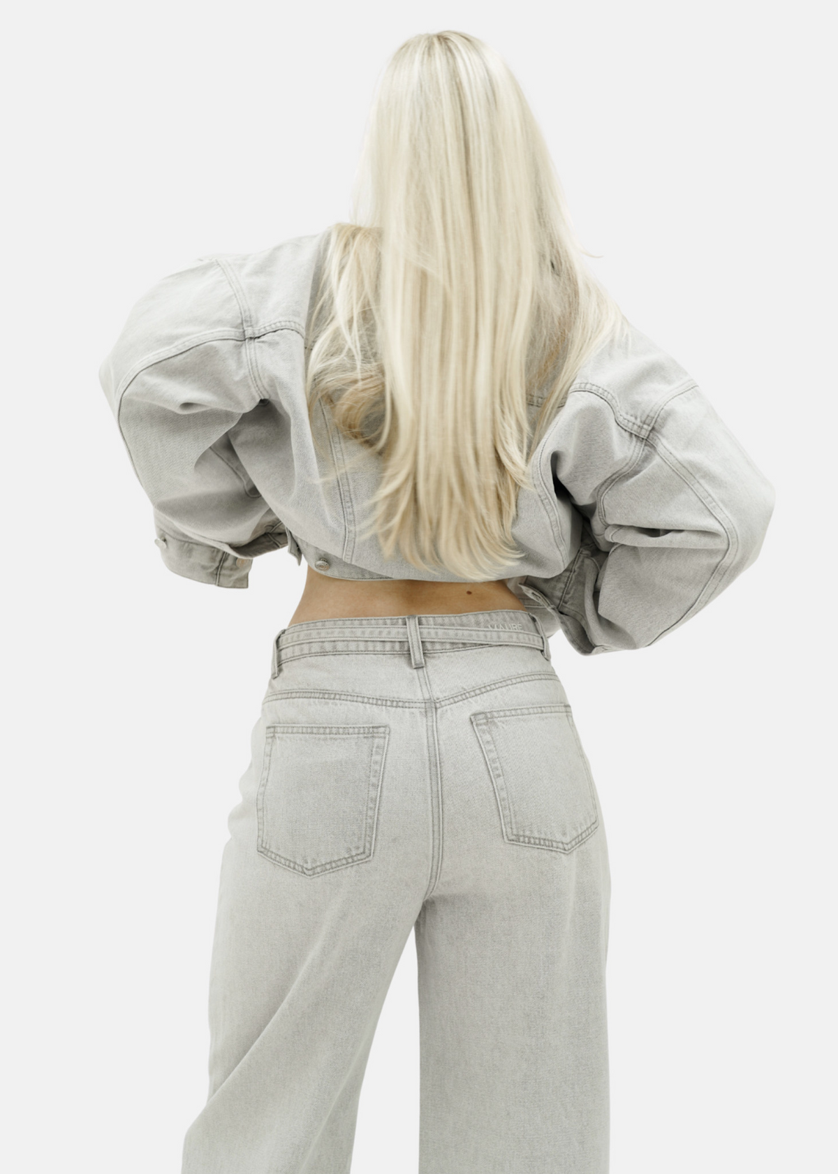 Baggy jeans light washed grey (tall)