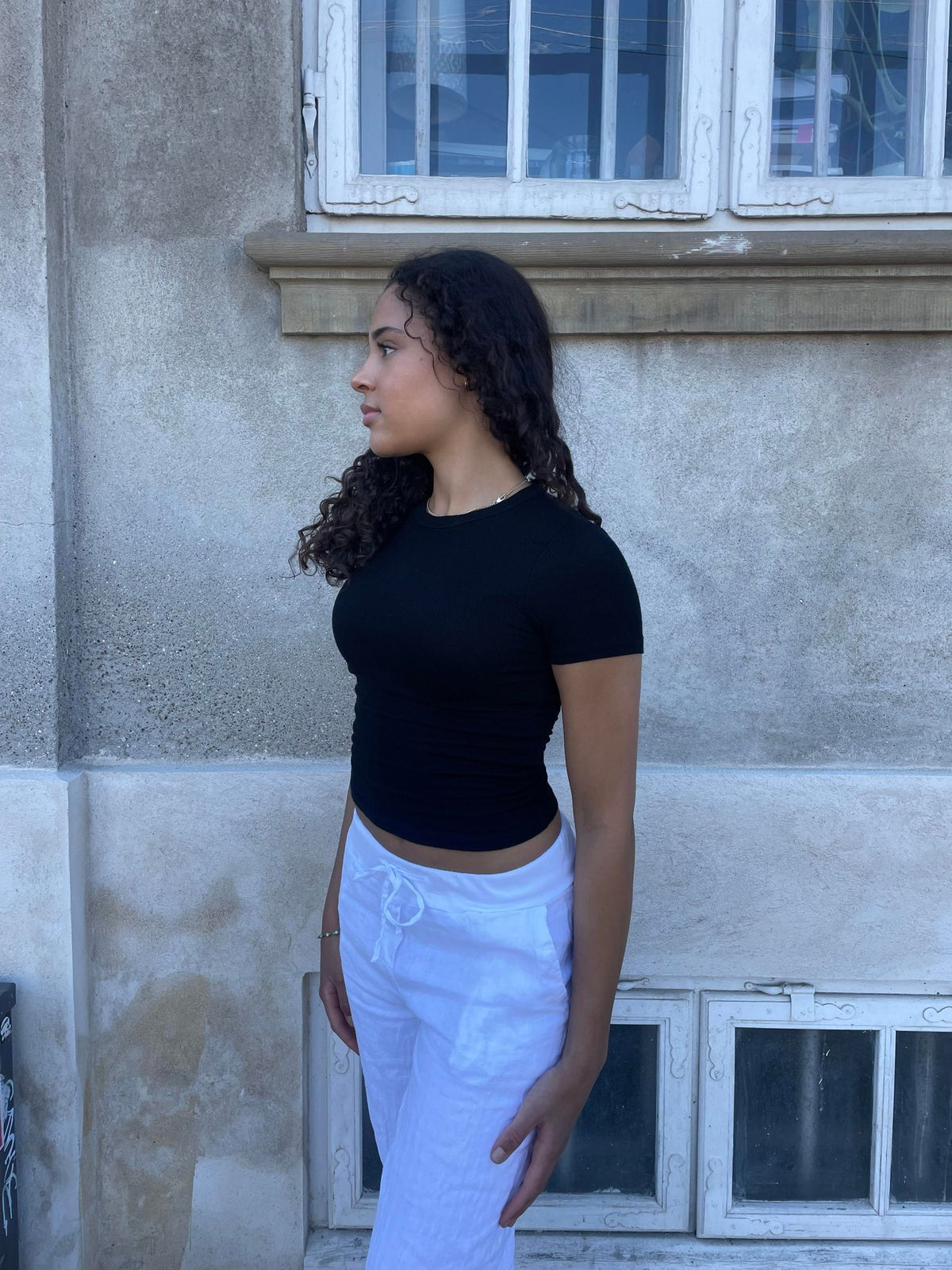 Anna Olympia tee - Black