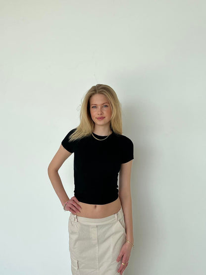 Anna Olympia tee - Black