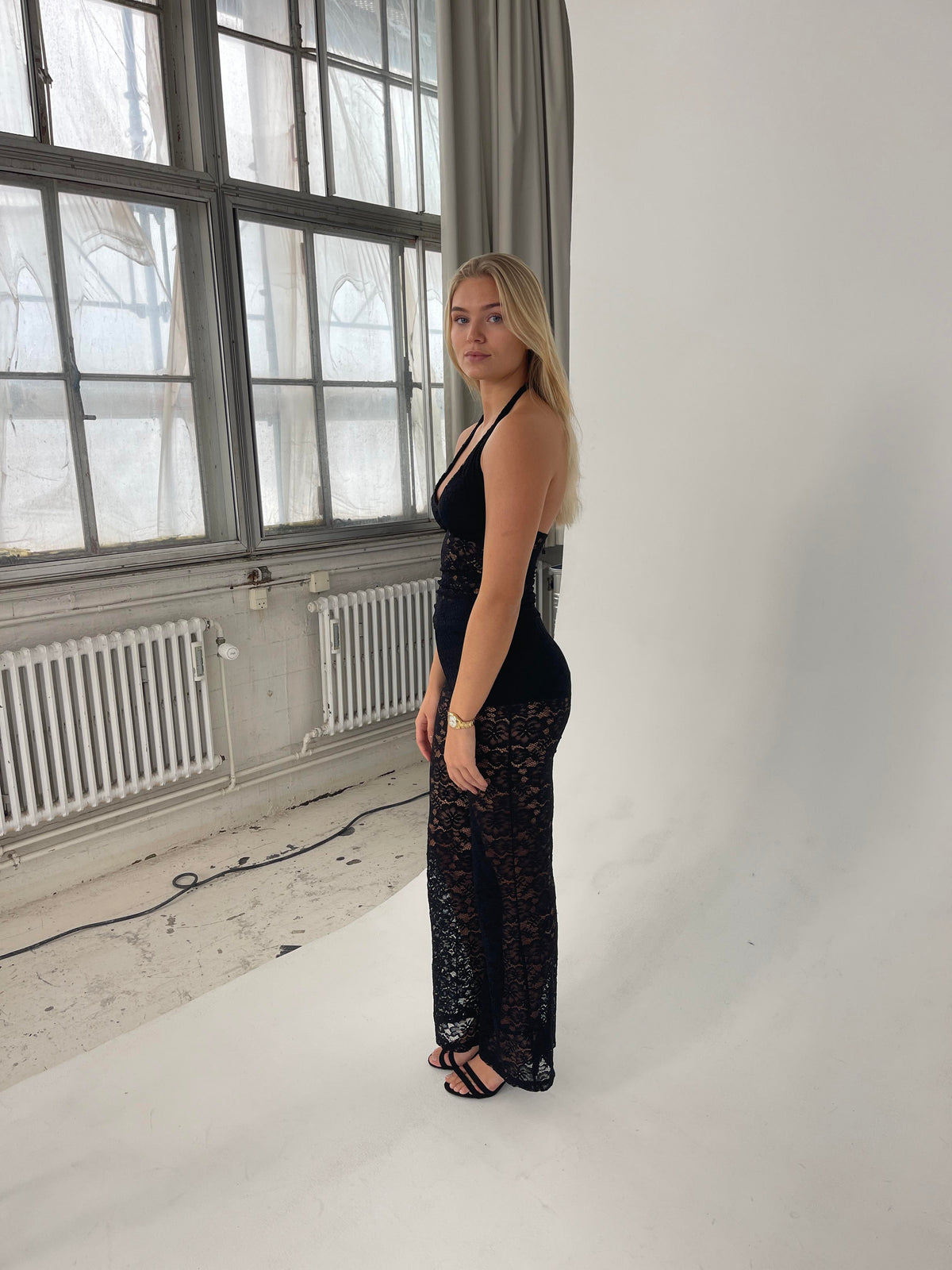 Amabel lace top - Black