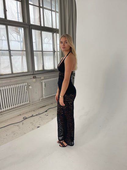 Amabel lace top - Black