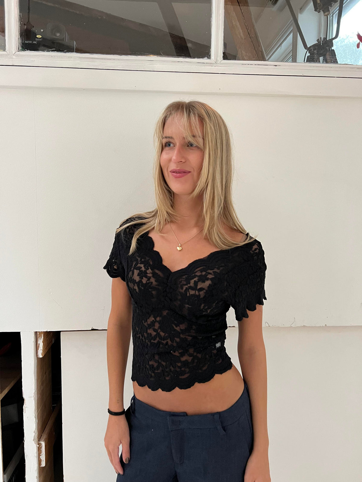 Isabel lace blouse - Black
