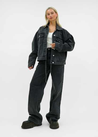 Baggy jeans dark washed grey (tall)