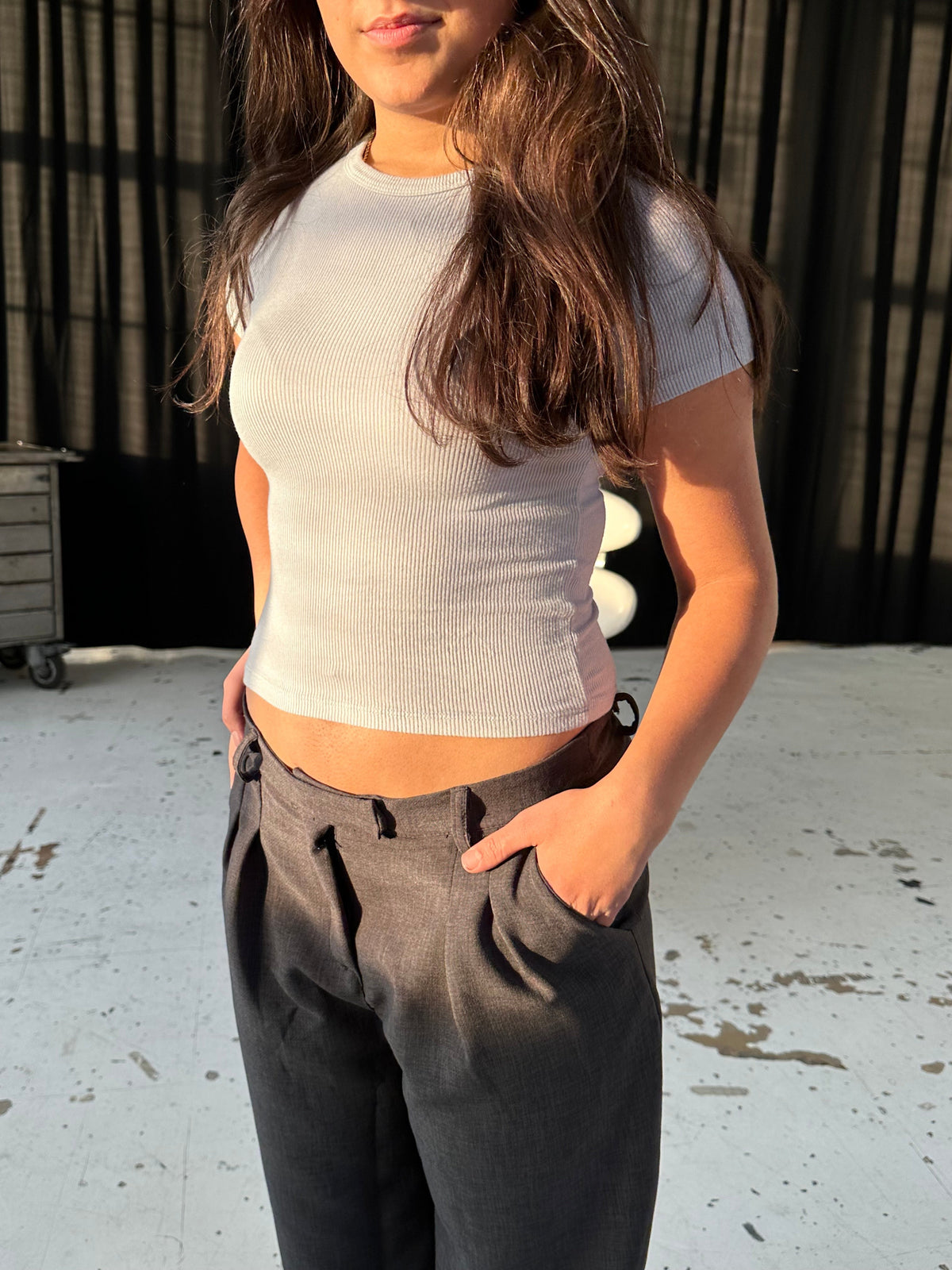 Anna Olympia t-shirt - Grey