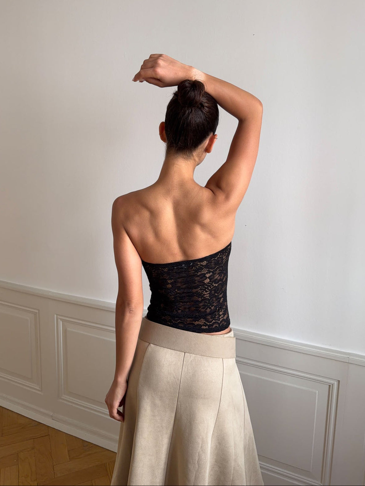 Zera lace top - Black