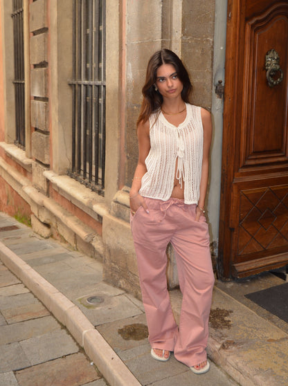 Hadil knitted top - Off white