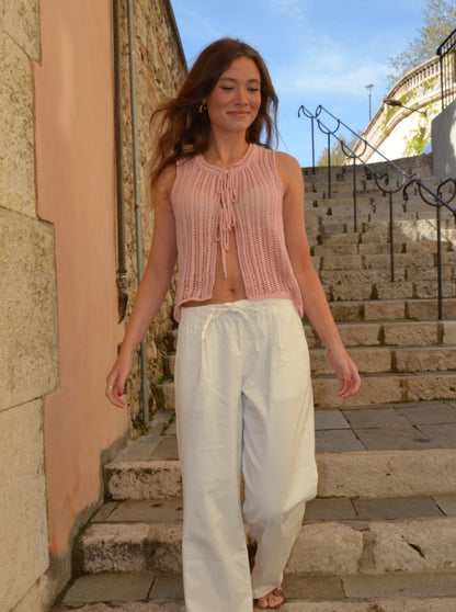Hadil knitted top - Pink