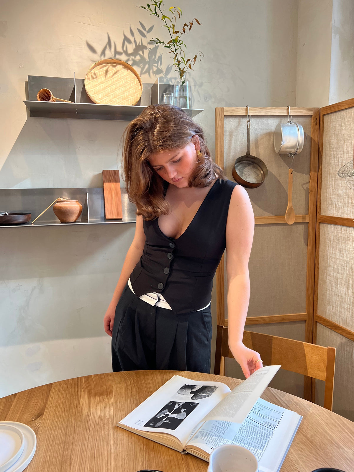 Ottilia vest - Black
