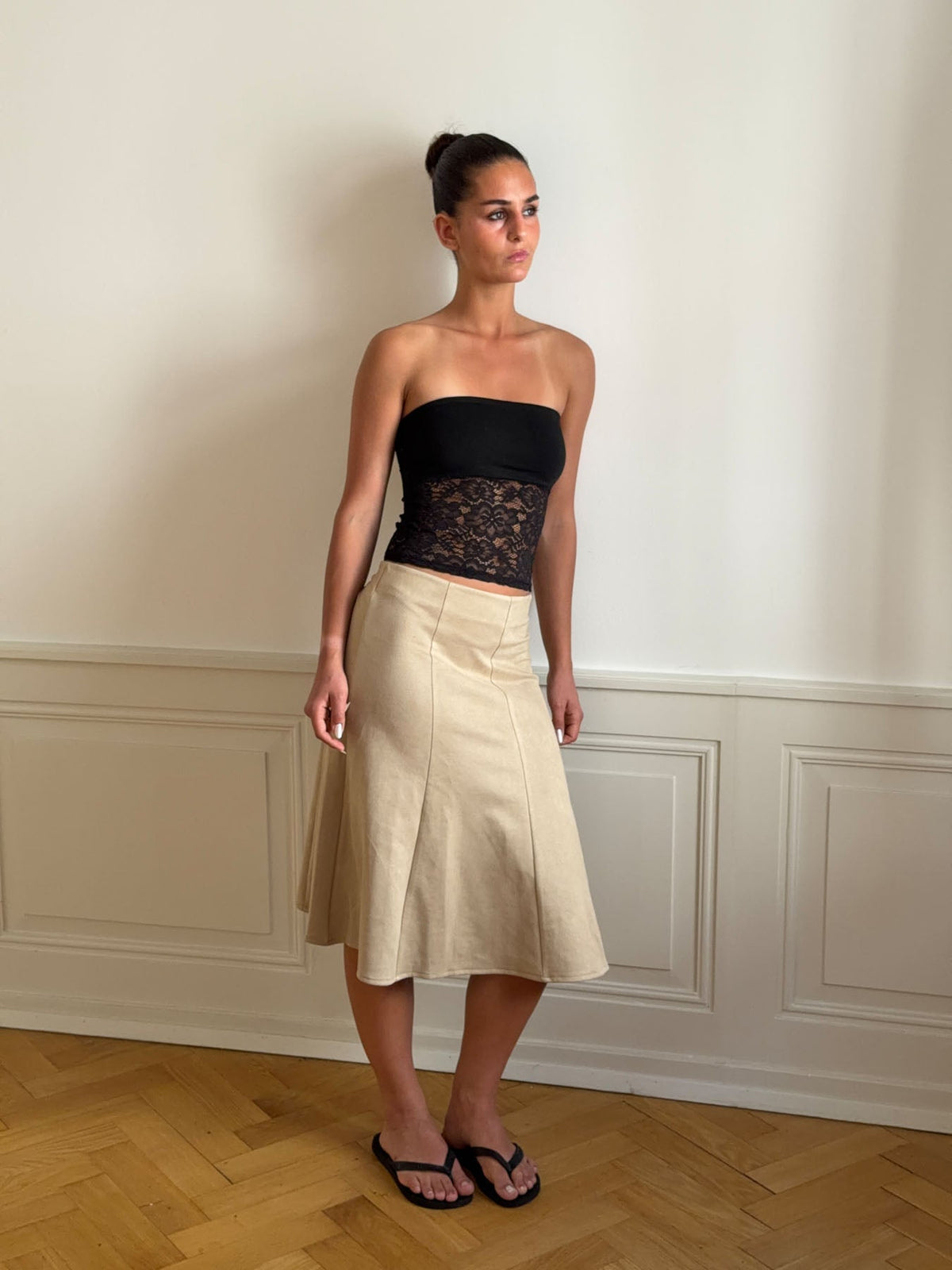 Zera lace top - Black