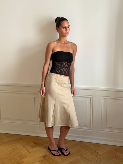 Zera lace top - Black