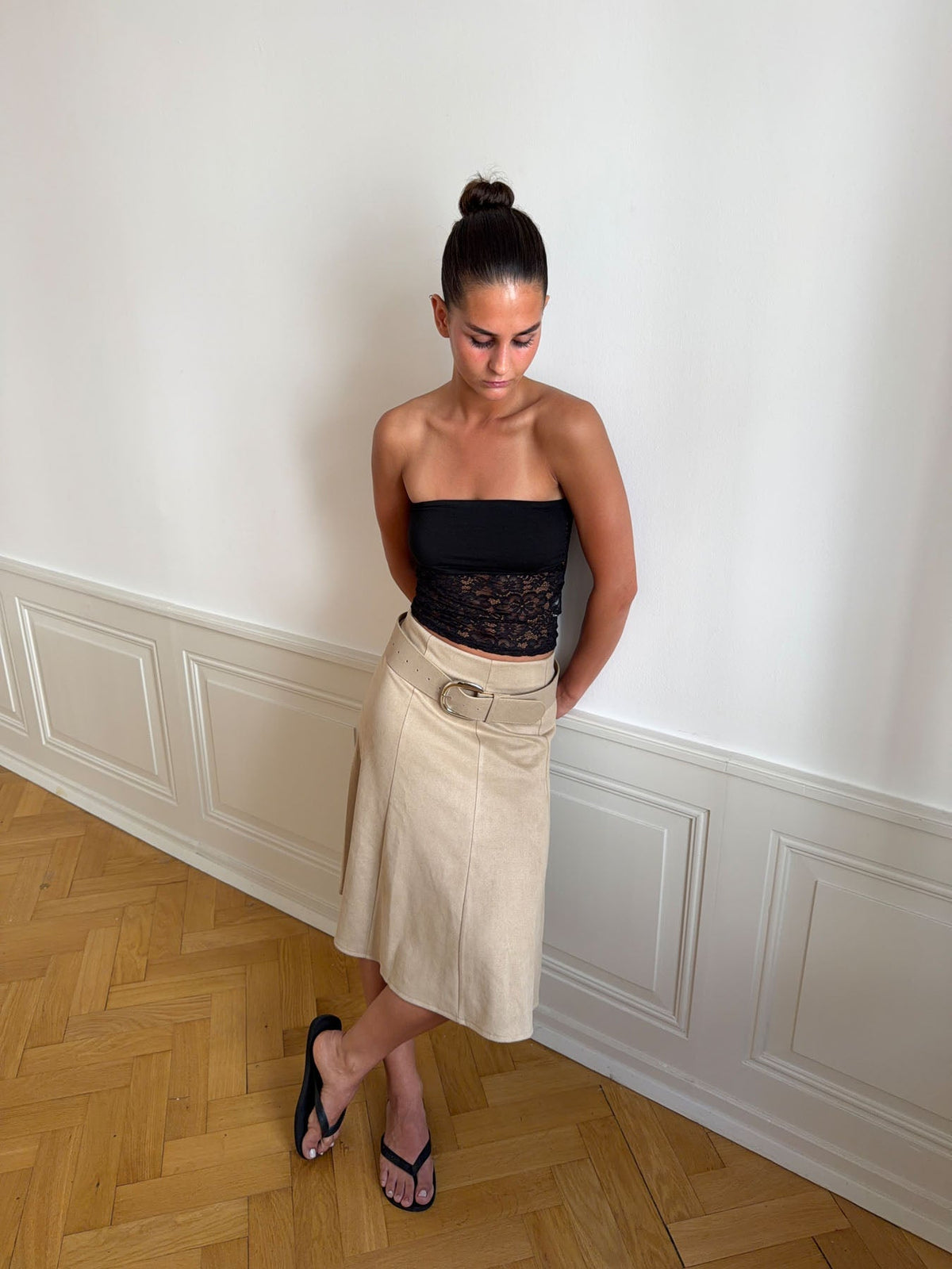 Zera lace top - Black
