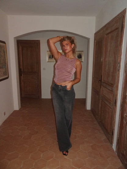 Emmeline glitter top - Purple