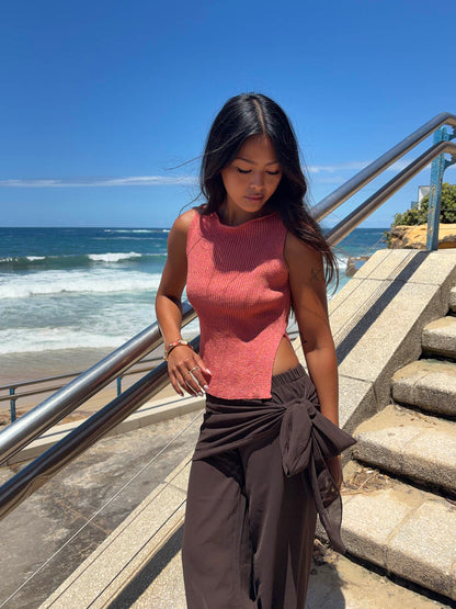 Montania shimmer top - Rose