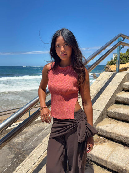 Montania shimmer top - Rose