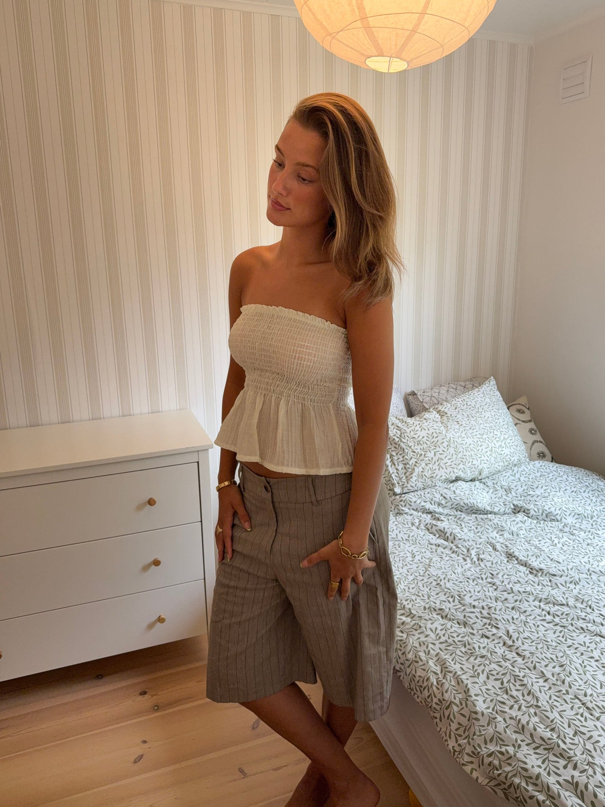 Tenula smock top - Off white