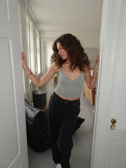 Dania tank top - Sage green