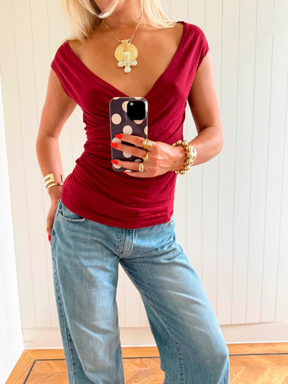 Scandivv top - Red