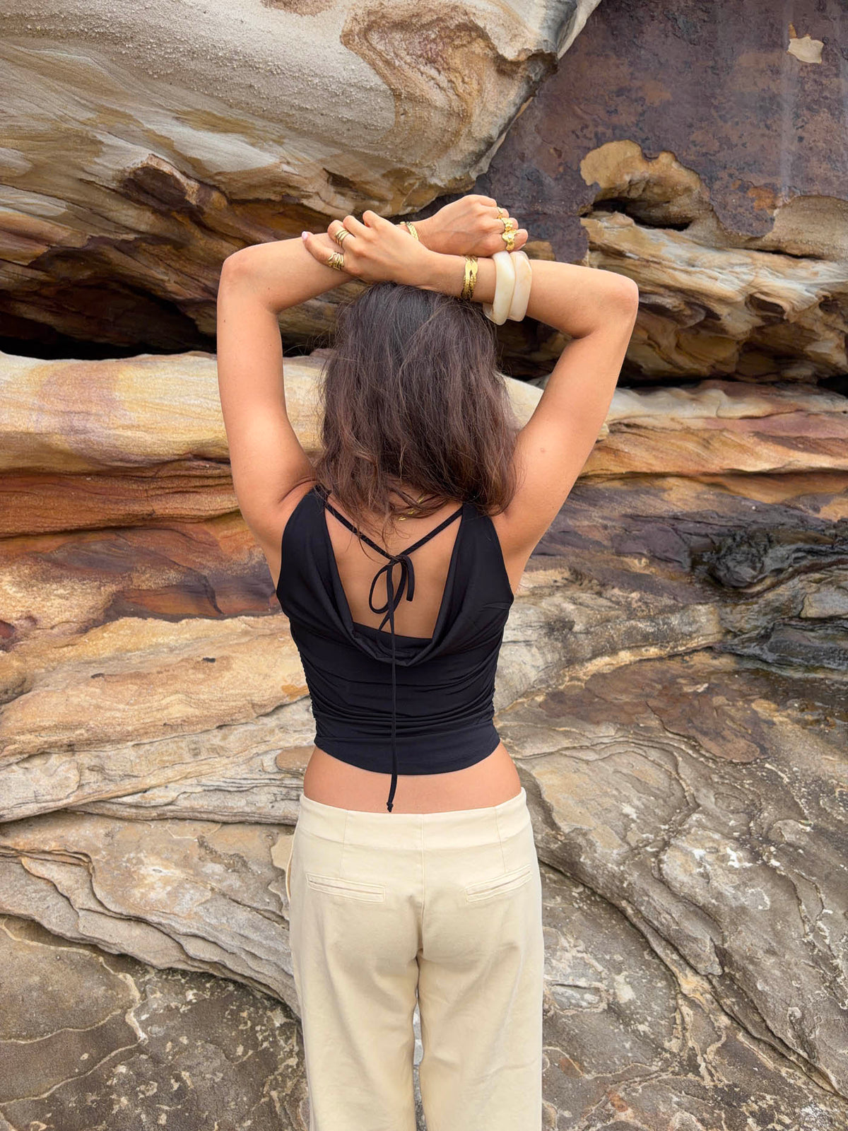 Isa top - Black