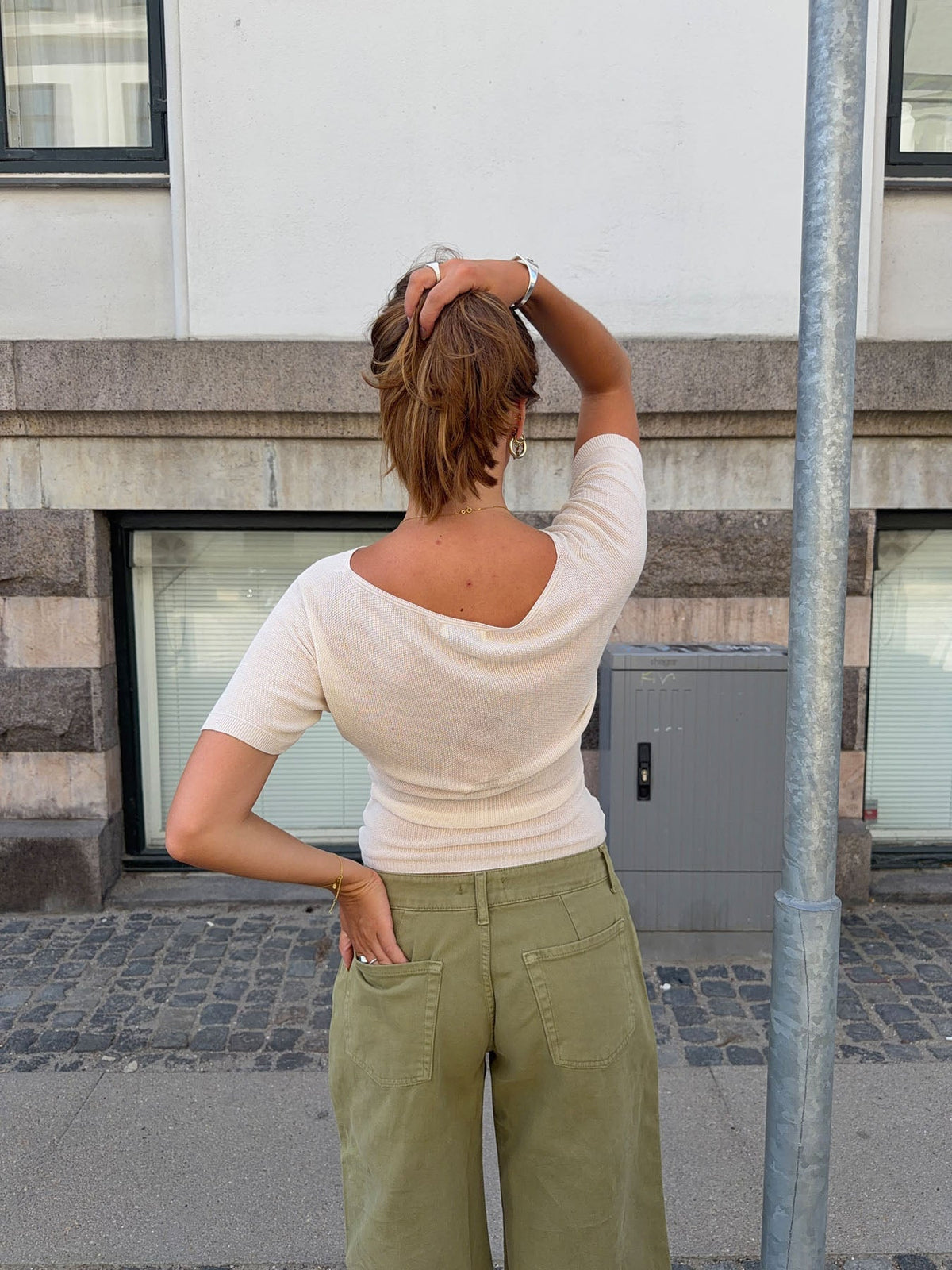 Nicana knitted top - Off white