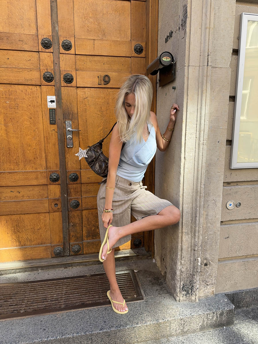 Martine top - Light blue